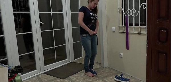  The best compilation golden shower of hairy pussy in different situations. Busty baby pisses in jeans, panties, in the toilet, and outdoors. Amateur fetish.